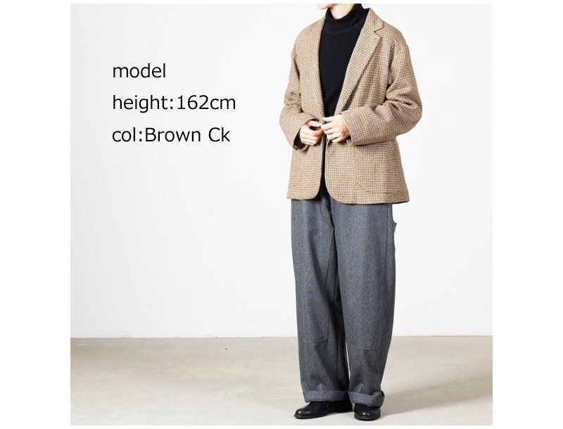 Honnete(���ͥå�) Short Coat Jacket_Cotton Wool Twill