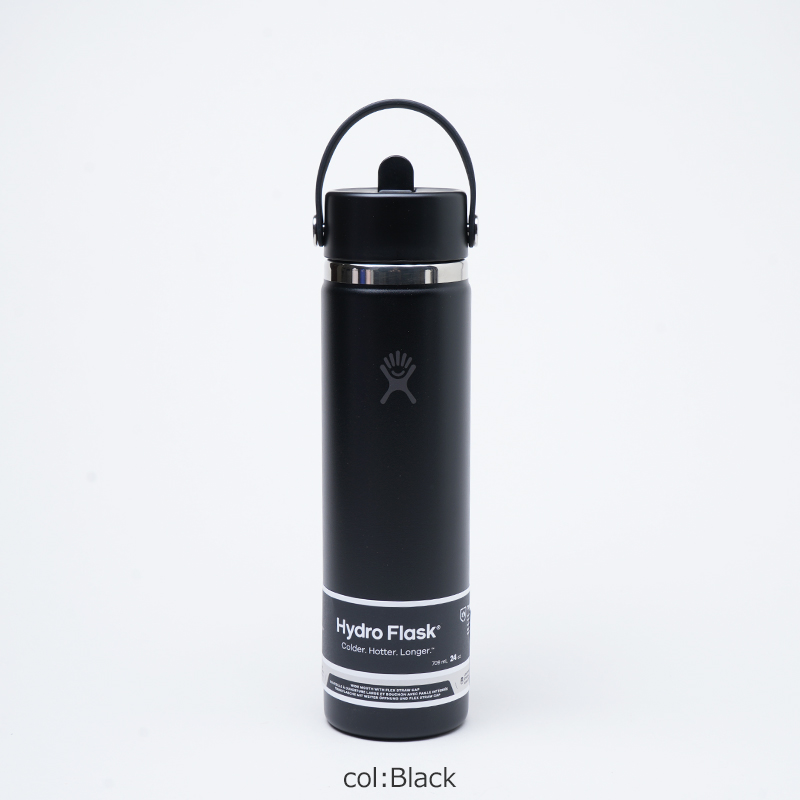 Hydro Flask(�ϥ��ɥ��ե饹��) HYDRATION 24oz WIDE MOUTH FLEX STRAW
