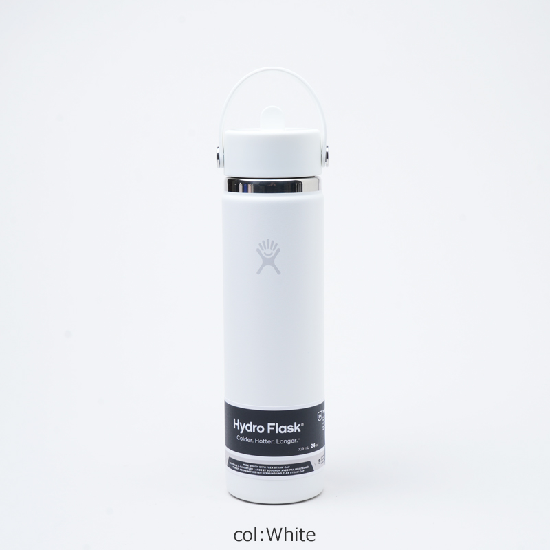 Hydro Flask(�ϥ��ɥ��ե饹��) HYDRATION 24oz WIDE MOUTH FLEX STRAW