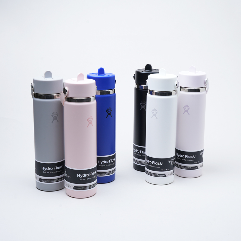 Hydro Flask(�ϥ��ɥ��ե饹��) HYDRATION 24oz WIDE MOUTH FLEX STRAW