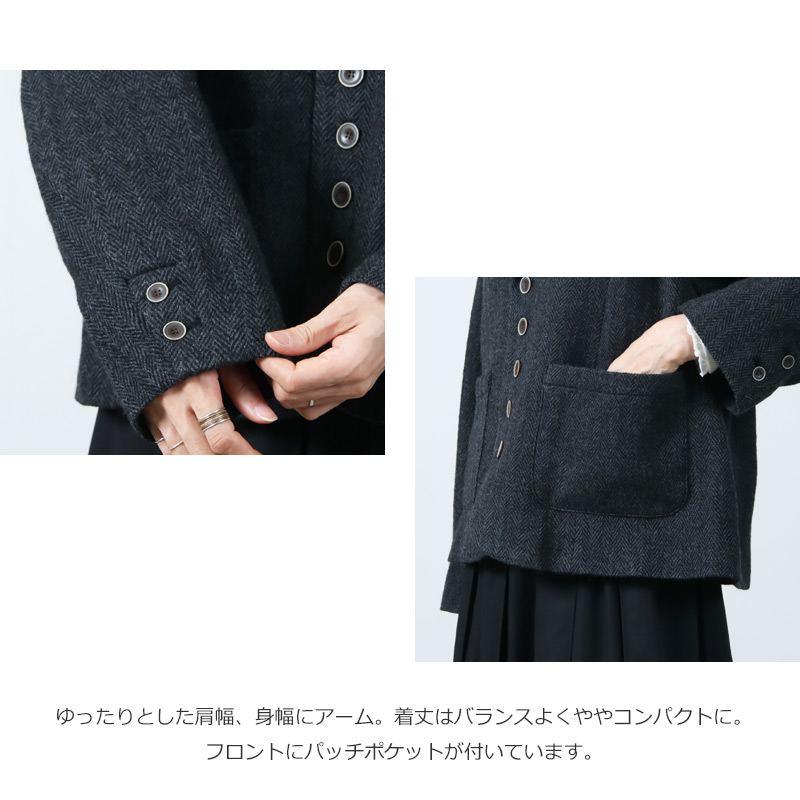 ICHI Antiquites(ƥ) WOOL HERRINGBONE 른㥱å