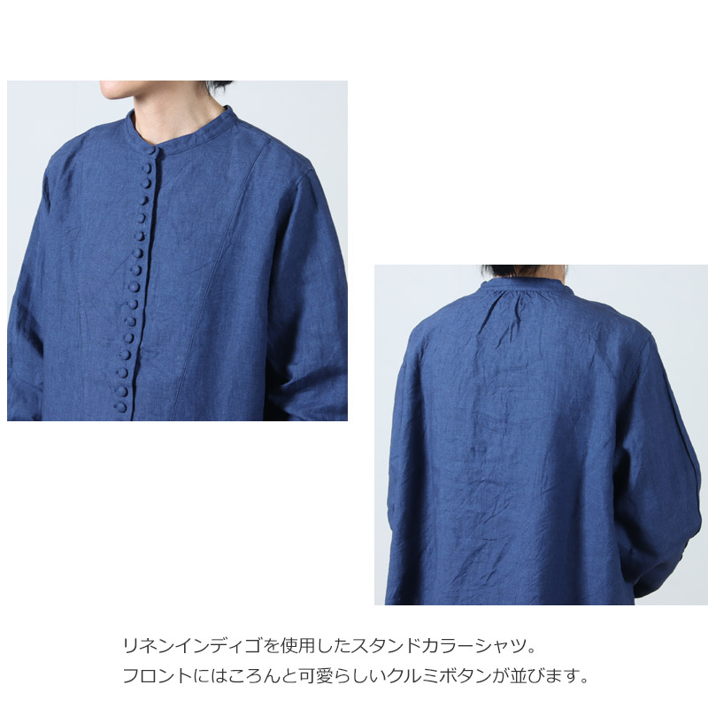 ICHI Antiquites(ƥ) INDIGO LINEN 