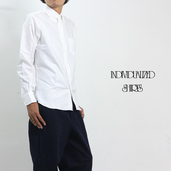 Individualized Shirts インディビジュアライズド シャツ Standard Fit Cambridge Oxford White