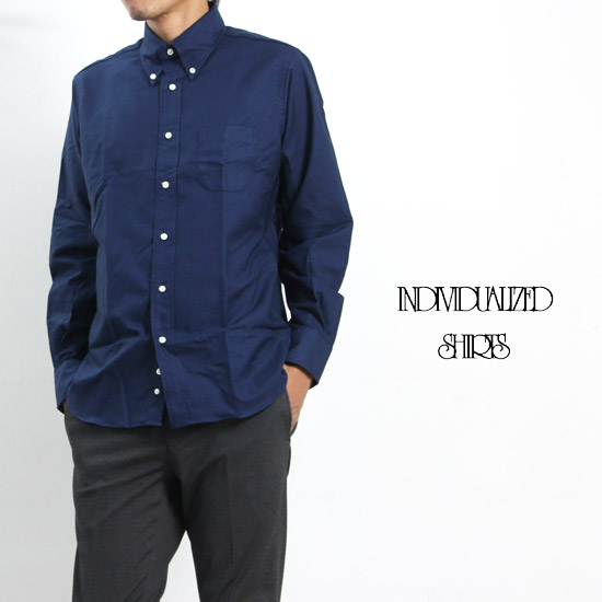 INDIVIDUALIZED SHIRTS(ǥӥ奢饤 ) STANDARD FIT Cambridge Oxford / Navy