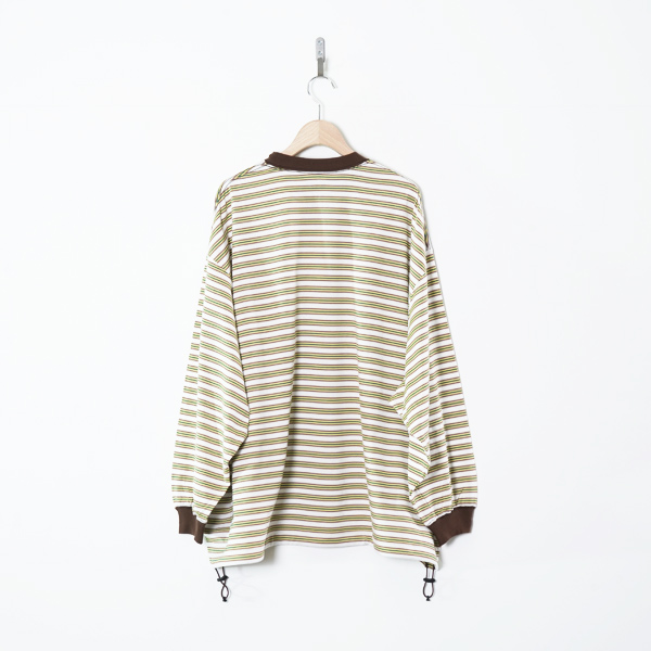 is-ness(�����ͥ�) Balloon Border Long-sleeve T-Shirt