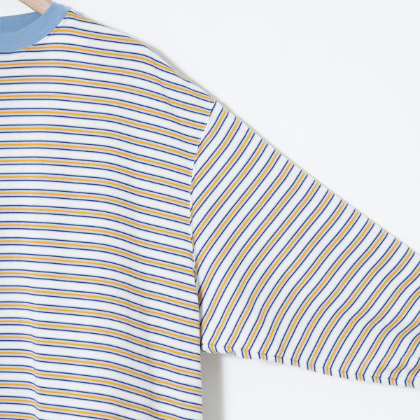 is-ness(�����ͥ�) Balloon Border Long-sleeve T-Shirt