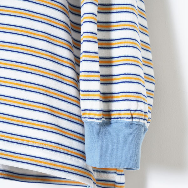 is-ness(�����ͥ�) Balloon Border Long-sleeve T-Shirt