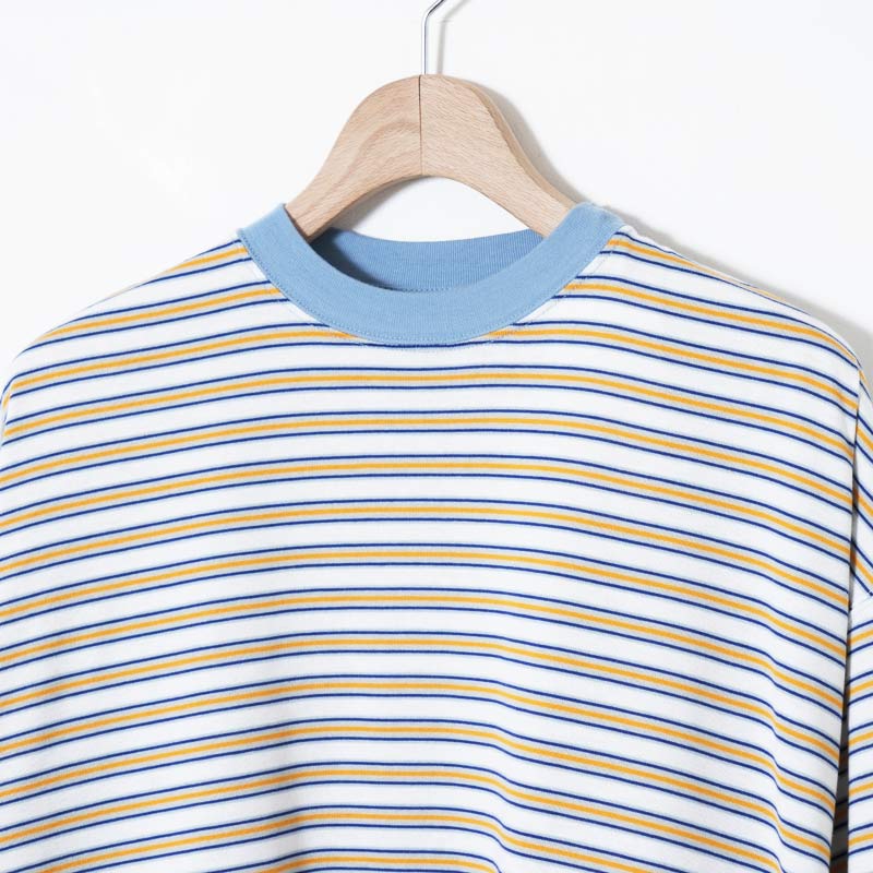 is-ness(�����ͥ�) Balloon Border Long-sleeve T-Shirt