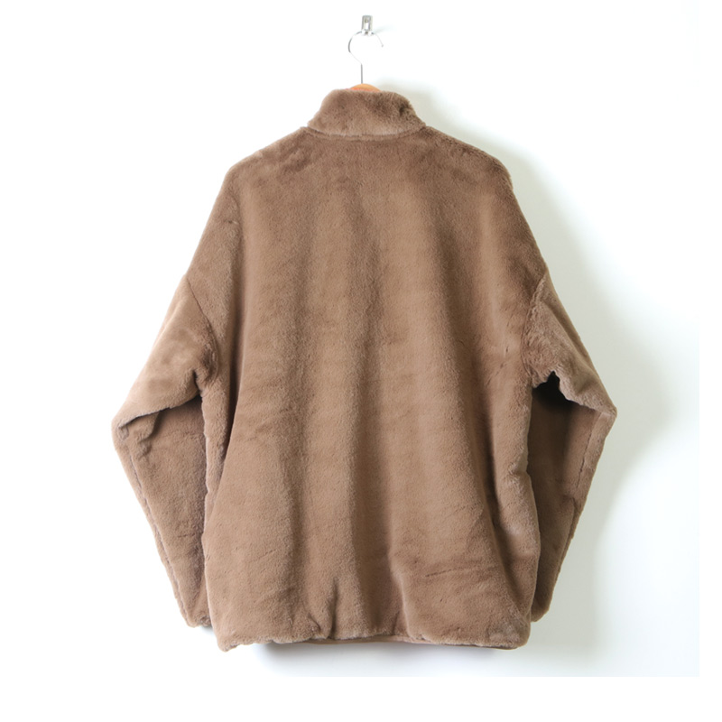 is-ness (イズネス) REVERSIBLE PULLOVER FLEECE JACKET 