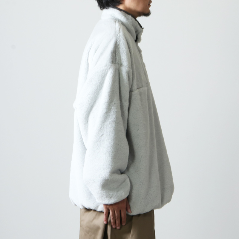 is-ness (イズネス) REVERSIBLE PULLOVER FLEECE JACKET