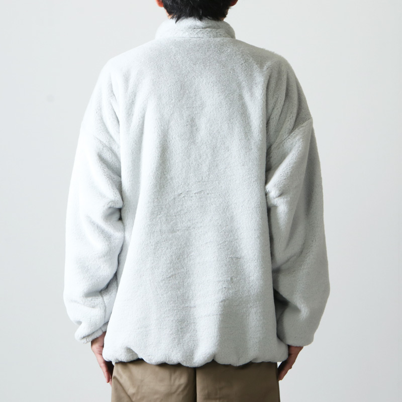 is-ness (イズネス) REVERSIBLE PULLOVER FLEECE JACKET ...