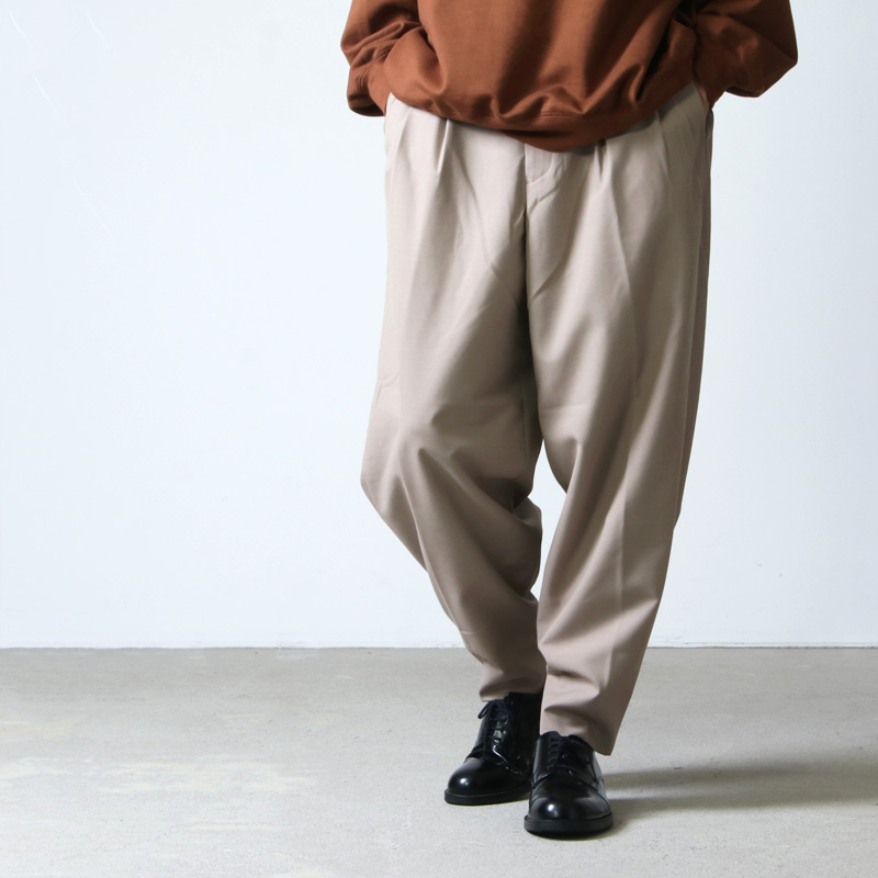 IS-NESS  WIDE EASY TAPERED PANTS