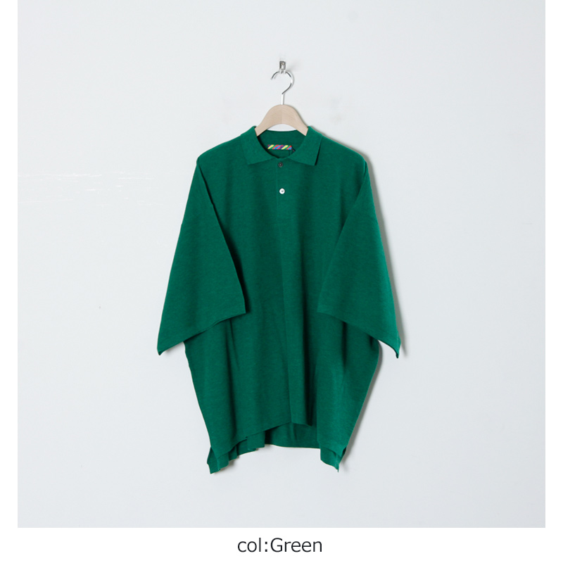 最新コレックション POLO BIG KNITTED GREEN イズネス is-ness