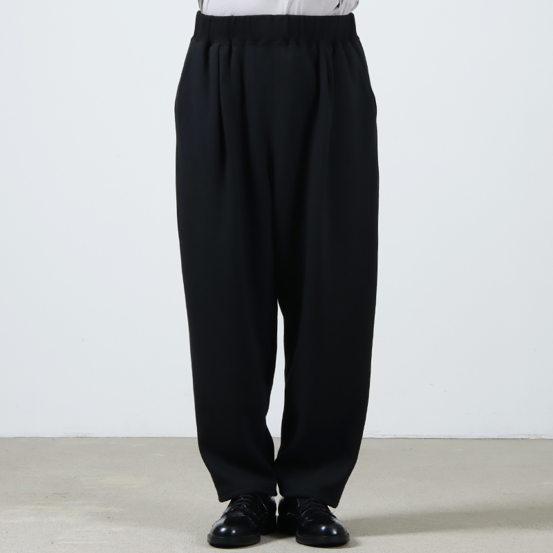 is-ness RELAX WIDE SWEAT PANT L ブラック
