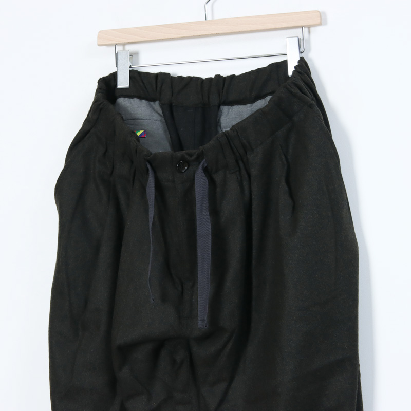 is-ness (イズネス) WOOL BALLOON EZ PANTS / ウールバルーンイージーパンツ