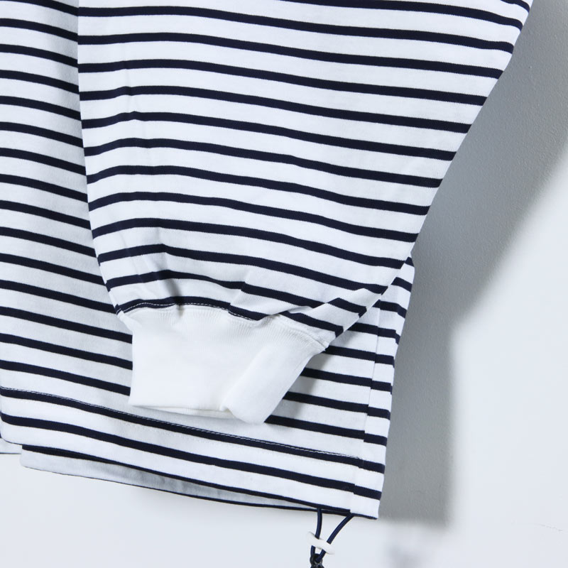 is-ness(ͥ) BALLOON STRIPES LONG SLEEVE T SHIRT