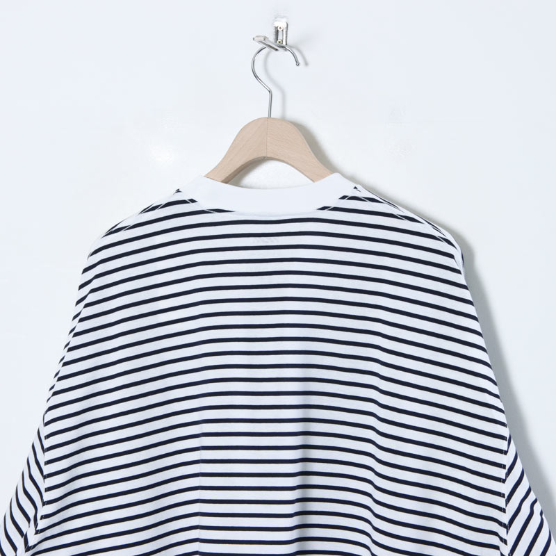 is-ness(ͥ) BALLOON STRIPES LONG SLEEVE T SHIRT