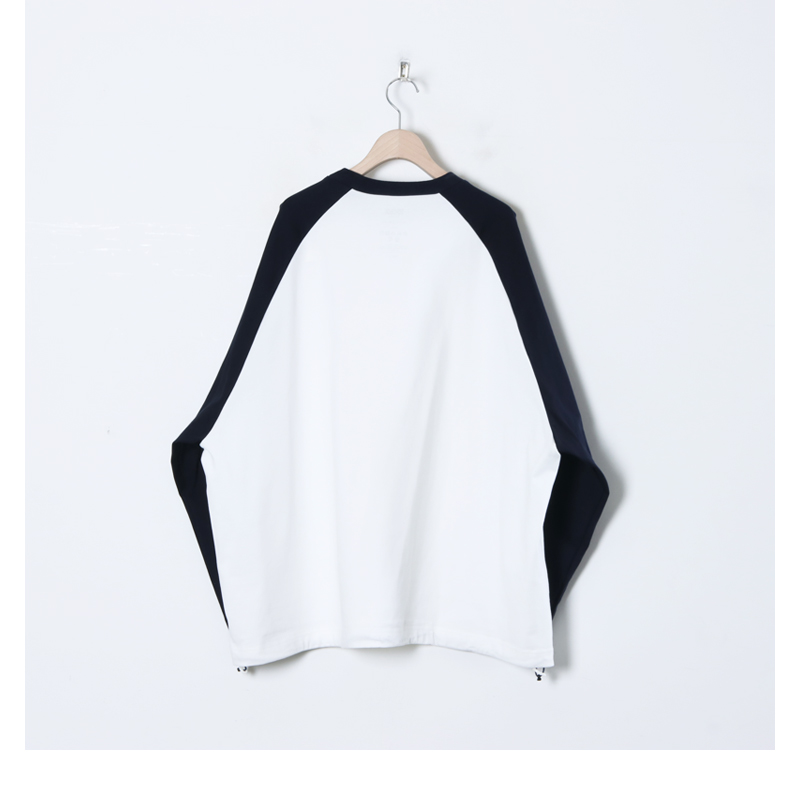 is-ness(ͥ) BALLOON RAGLAN LONG SLEEVE T SHIRT