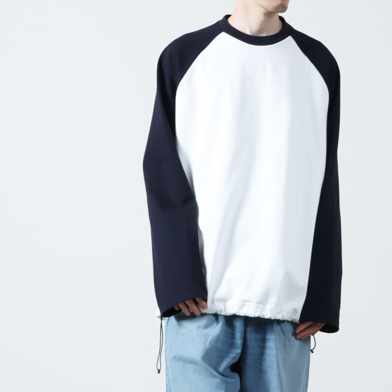 is-ness(ͥ) BALLOON RAGLAN LONG SLEEVE T SHIRT