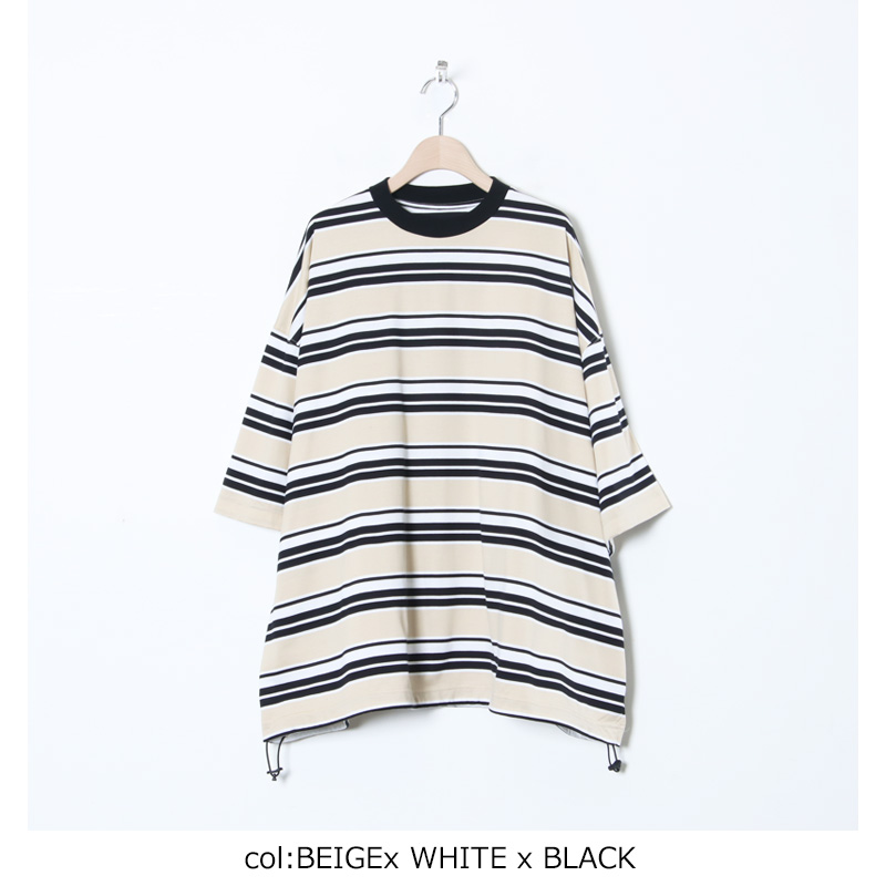 is-ness(ͥ) BALLOON BORDER T-SHIRT