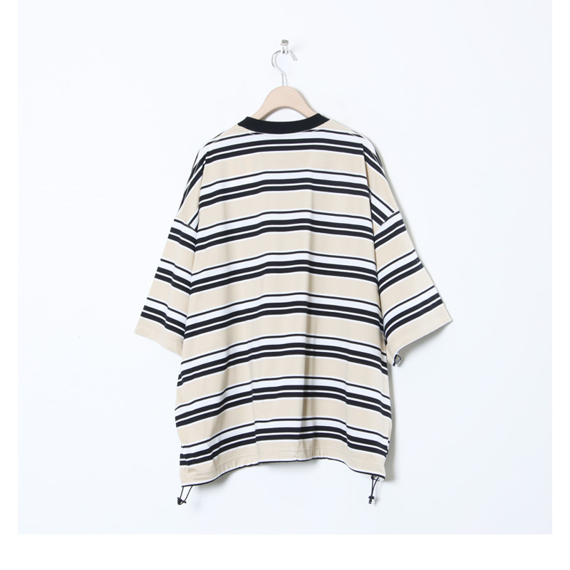 is-ness(ͥ) BALLOON BORDER T-SHIRT