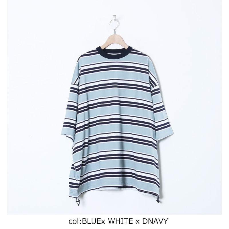 is-ness(ͥ) BALLOON BORDER T-SHIRT