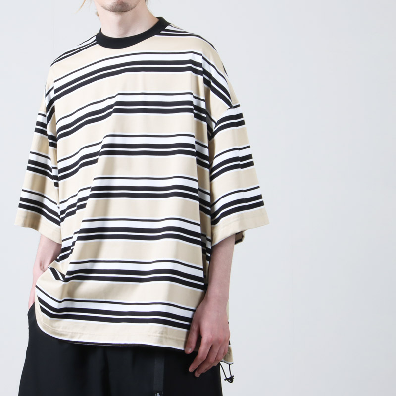 is-ness(ͥ) BALLOON BORDER T-SHIRT