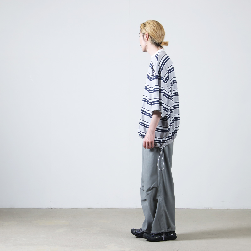 is-ness(ͥ) BALLOON BORDER T-SHIRT