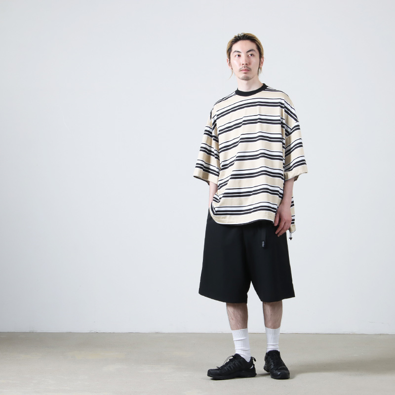 is-ness(ͥ) BALLOON BORDER T-SHIRT