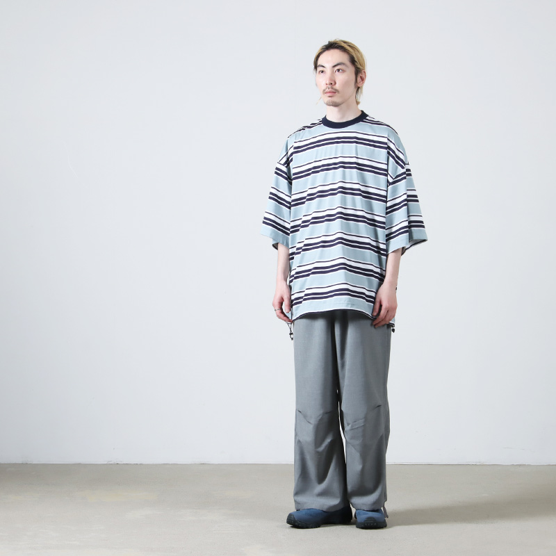 is-ness(ͥ) BALLOON BORDER T-SHIRT