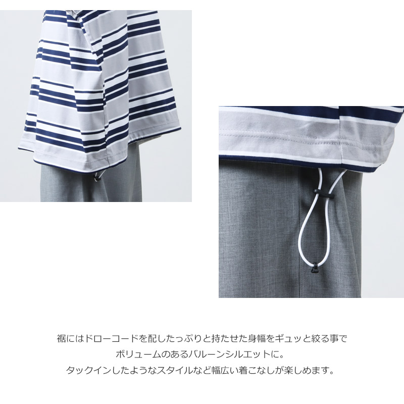 is-ness(ͥ) BALLOON BORDER T-SHIRT