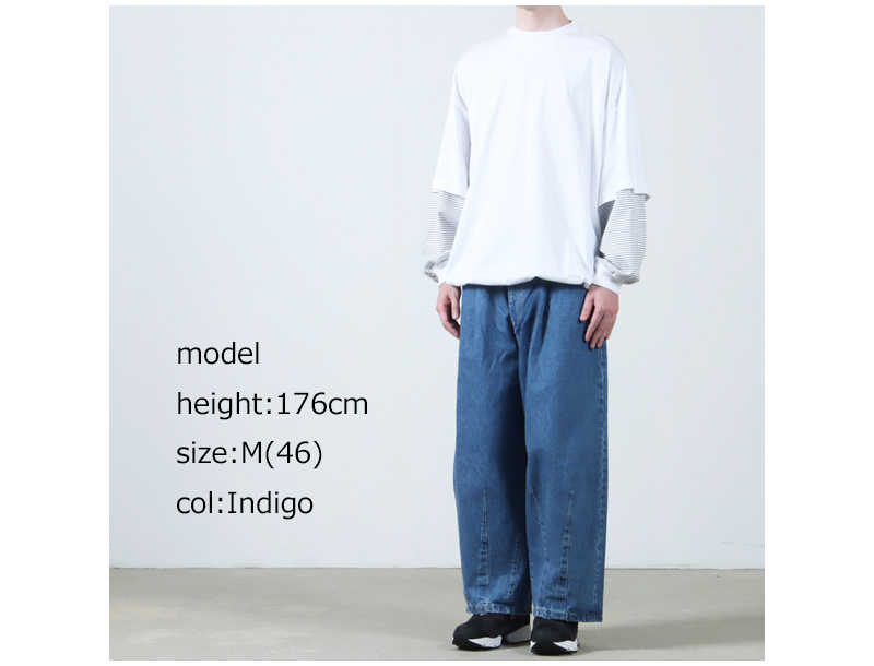is-ness(ͥ) 5PK BALLOON PANTS(Enzyme Wash)