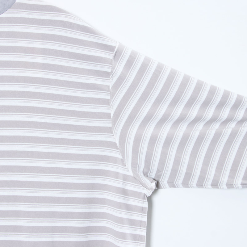 is-ness(ͥ) BALLOON STRIPES LONG SLEEVE T SHIRT