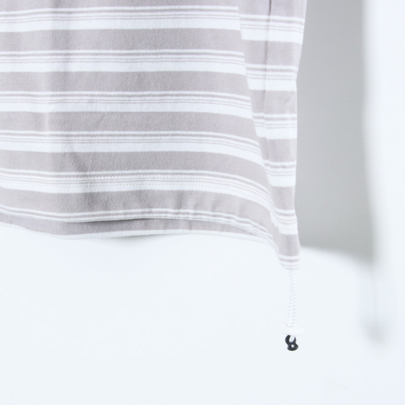 is-ness(ͥ) BALLOON STRIPES LONG SLEEVE T SHIRT