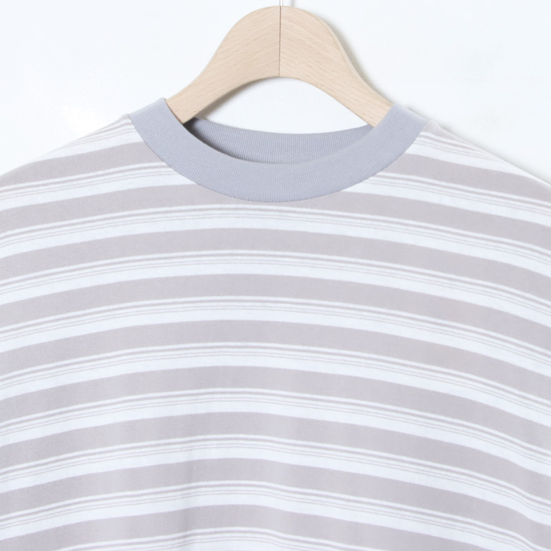 is-ness(ͥ) BALLOON STRIPES LONG SLEEVE T SHIRT