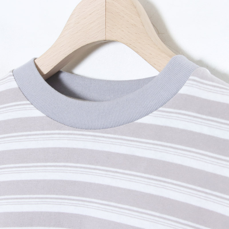 is-ness(ͥ) BALLOON STRIPES LONG SLEEVE T SHIRT