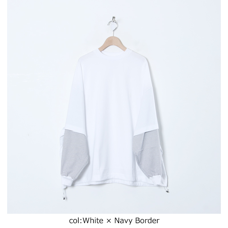 is-ness(ͥ) BALLOON LAYERED LONG SLEEVE T SHIRT