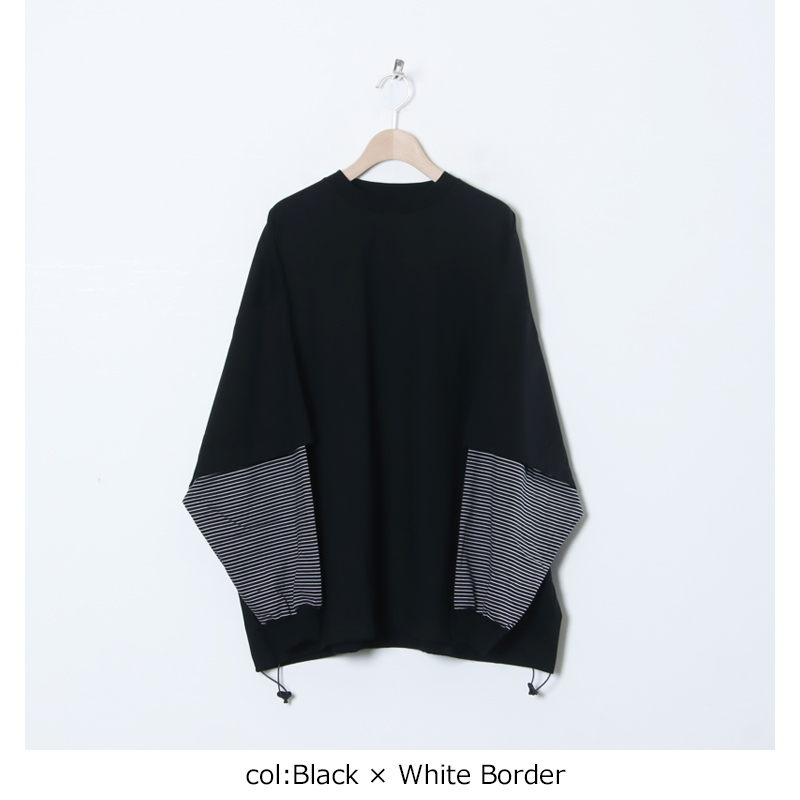 is-ness(ͥ) BALLOON LAYERED LONG SLEEVE T SHIRT