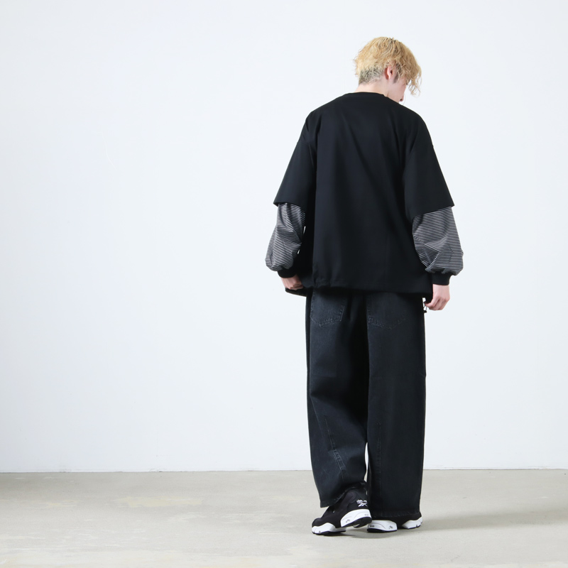 is-ness(ͥ) BALLOON LAYERED LONG SLEEVE T SHIRT