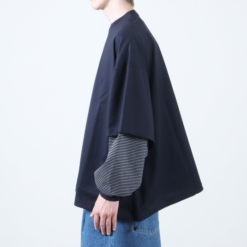 is-ness(ͥ) BALLOON LAYERED LONG SLEEVE T SHIRT