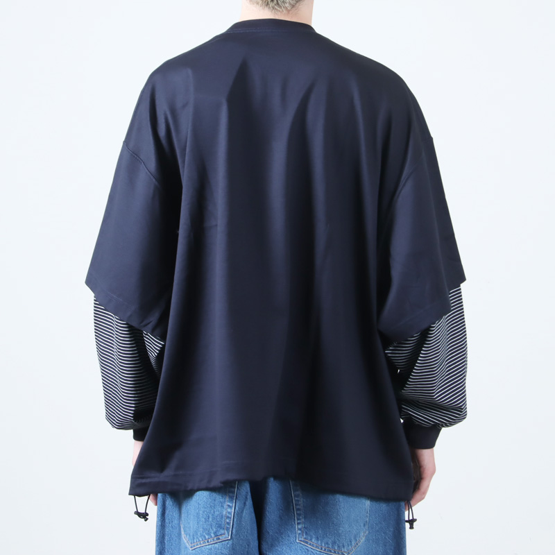 is-ness(ͥ) BALLOON LAYERED LONG SLEEVE T SHIRT