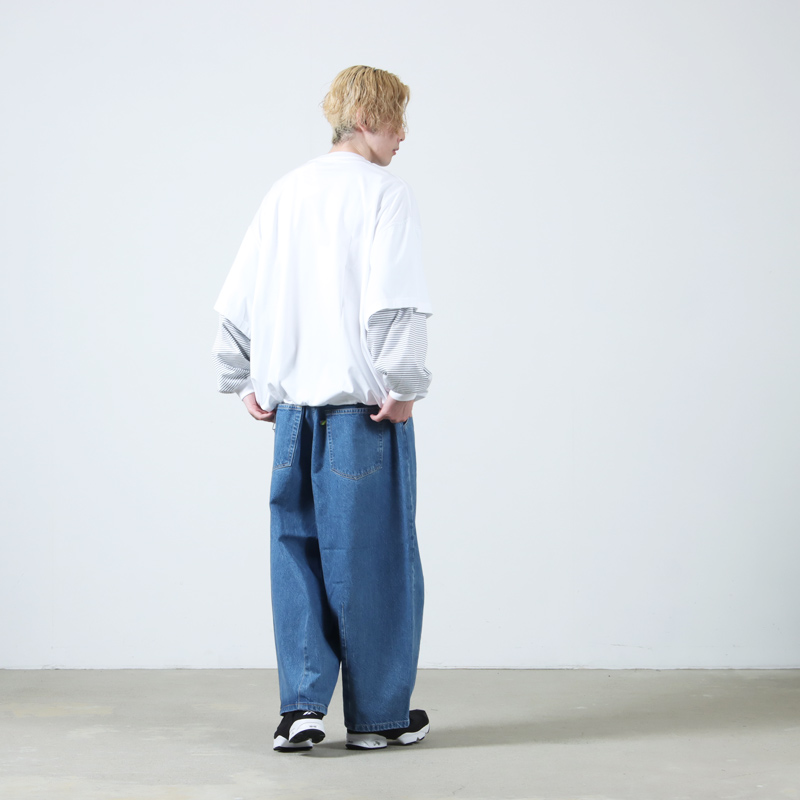 is-ness(ͥ) BALLOON LAYERED LONG SLEEVE T SHIRT