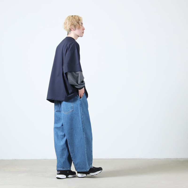 is-ness(ͥ) BALLOON LAYERED LONG SLEEVE T SHIRT
