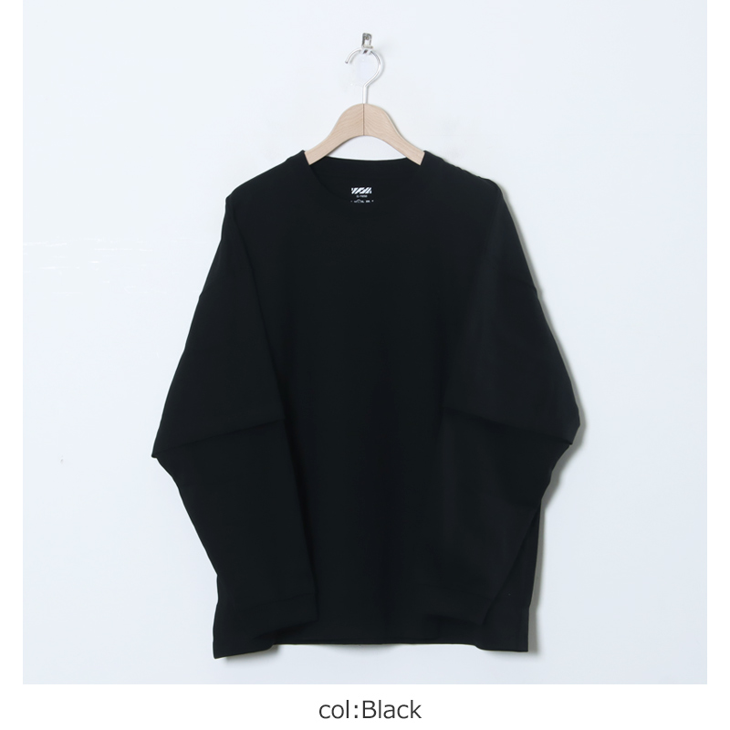 is-ness(ͥ) LAYERED LONG SLEEVE T-SHIRT