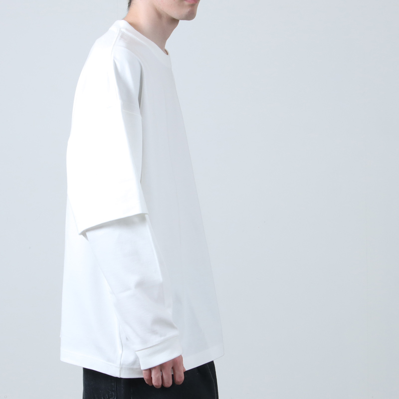 is-ness(ͥ) LAYERED LONG SLEEVE T-SHIRT