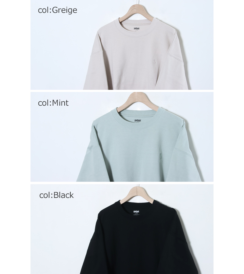 is-ness(ͥ) LAYERED LONG SLEEVE T-SHIRT