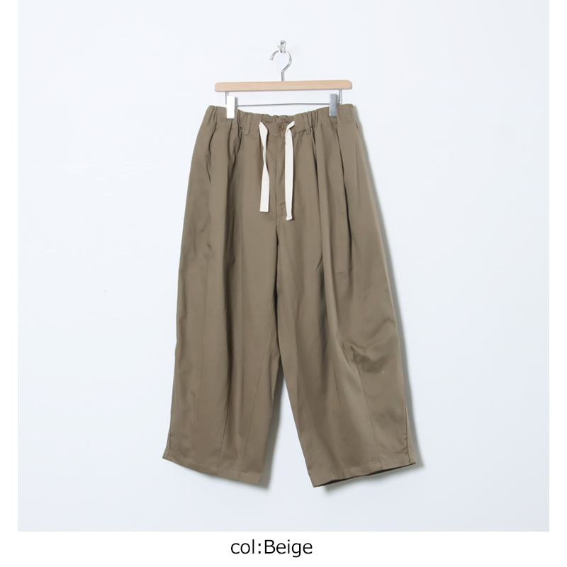 is-ness (イズネス) BALLOON EZ PANTS ワイドパンツ is-ness (イズネス) BALLOON EZ PANTS / バルーンイージーパンツ