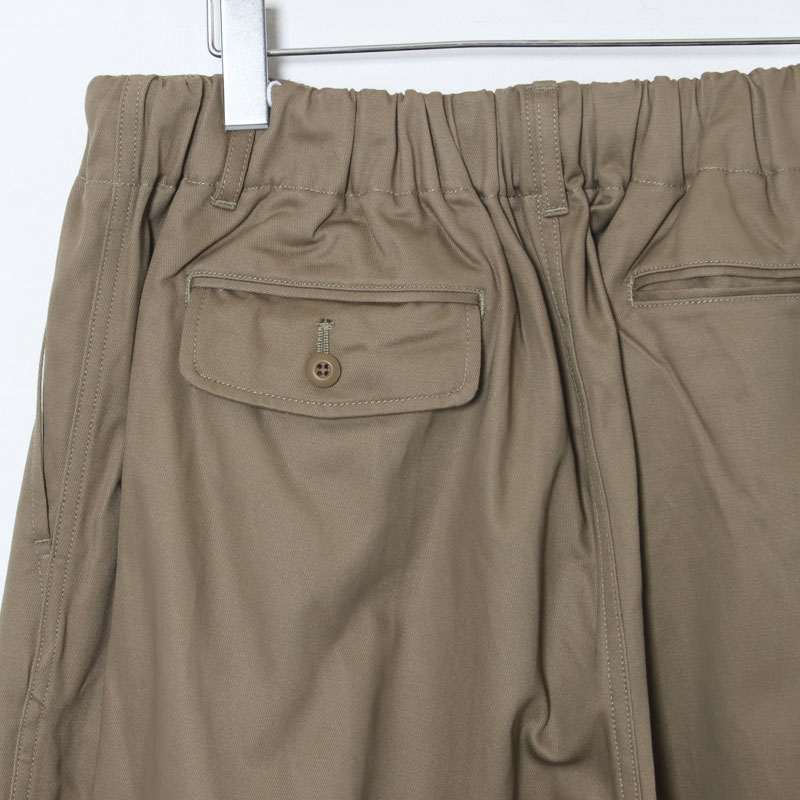 L（48）is-ness ah.h バルーンチノパン is-ness (イズネス) BALLOON EZ PANTS / バルーンイージーパンツ