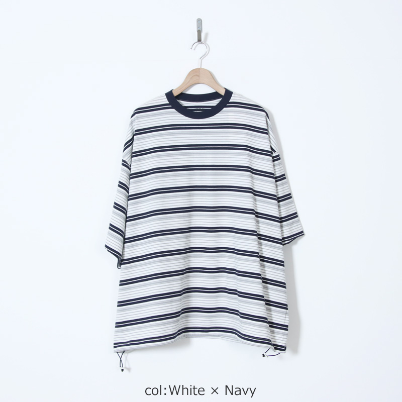 is-ness(�����ͥ�) Border Balloon T-Shirt