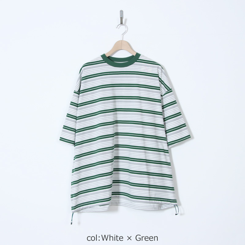 is-ness(�����ͥ�) Border Balloon T-Shirt